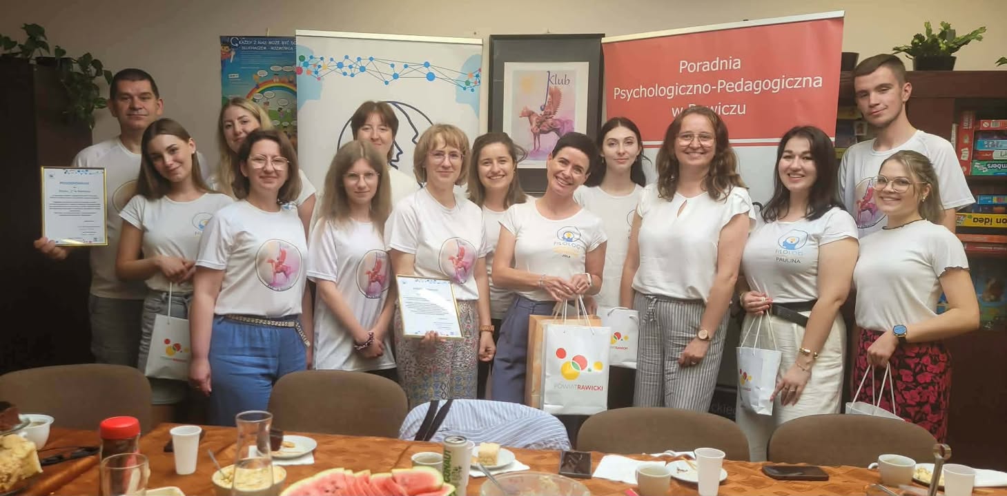 Wizyta studentów w Klubie J